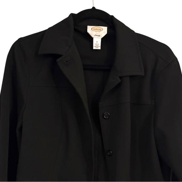 Talbots Blazer Deep Rich Black Women's Jacket Size 8 Vintage tag - Picture 2 of 10
